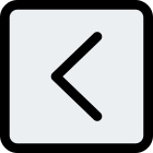 Back key navigation button on computer button icon