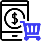 Brand Merchandise online shopping icon