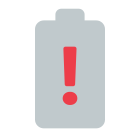 Warning Battery icon