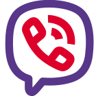 Viber a cross-platform voice over IP and instant messaging application icon