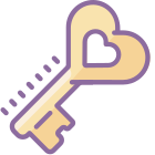 Heart Key icon