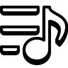 Playlist icon