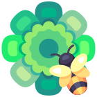 Bee and Flower icon