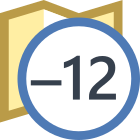 Timezone -12 icon