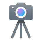 Camera on Tripod icon