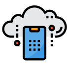 Cloud computing icon