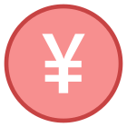 Yen japonés icon