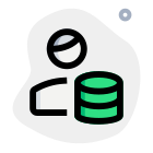 Data storage by a user for the company icon