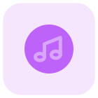Apple Music player for iOS devices isolated on a white background icon