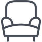 fauteuil club icon