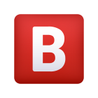 B-Button-Blutgruppen-Emoji icon