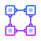 Blockchain-Technologie icon