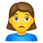 Woman Frowning icon