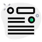 Format of a quality check guide article template icon
