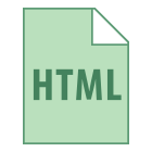 Tipo de Ficheiro HTML icon