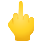 emoji del dedo medio icon
