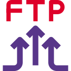 FTP application for data uploading from multiple sources icon