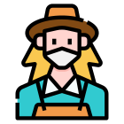 Gardener in Mask icon