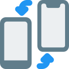 Exchange data from old phohone to new device icon