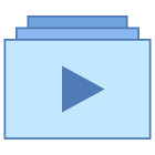 Playlist video icon