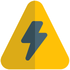 High Voltage line for shopping mall power access icon