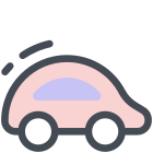 coche de juguete de madera icon