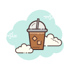 Café gelado icon