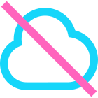 Cloud non disponibile icon