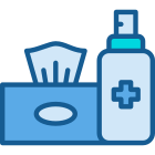 Hand Sanitizer And Tissue icon