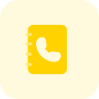 Mobile phone address layout isolated on a white background icon