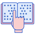 Blindenschrift icon