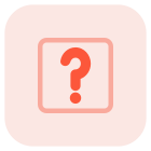 Question mark for the help and queries icon