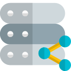 Transferring and sharing of Database from a a particular server icon