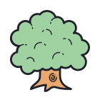 Árbol de hoja caduca icon