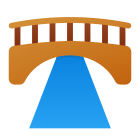 Puente peatonal icon