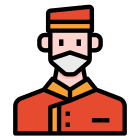 Bellboy in Mask icon