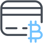 銀行カード-ビットコイン icon
