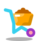 Wheelbarrow icon