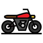 外部自行车运输填充轮廓图标暂停 08 icon