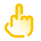 Obscene gesture icon