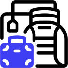 Immigration Office luggage icon