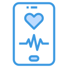 tecnologia-smartphone-per-frequenza-cardiaca-esterna-itim2101-blu-itim2101 icon