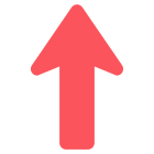 upward arrow icon