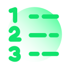 Numbered List icon