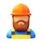 Worker Beard icon