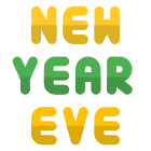 New year eve text to share with family and friends icon