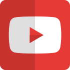 Youtube offers videos and music and original content icon