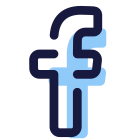 F do Facebook icon