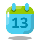 Calendário de 13 icon