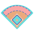 Бейсбольное поле icon